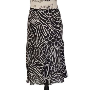 Beautiful animal print flared skirt